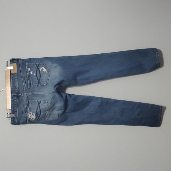 Abercrombie & Fitch jeans women's size 2 blue ripped destroyed holes Grunge - Picture 2 of 15